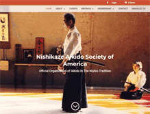 Tablet Screenshot of nishikazeaikido.org